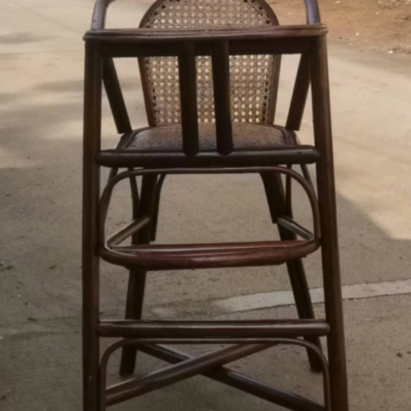 Children's Dining Chair Rattan Dining Chair 2-6 Years Old Bb Dining Chair Hotel Hotel Bb Dining Chair High Type Kids Home Dining Rattan Chair