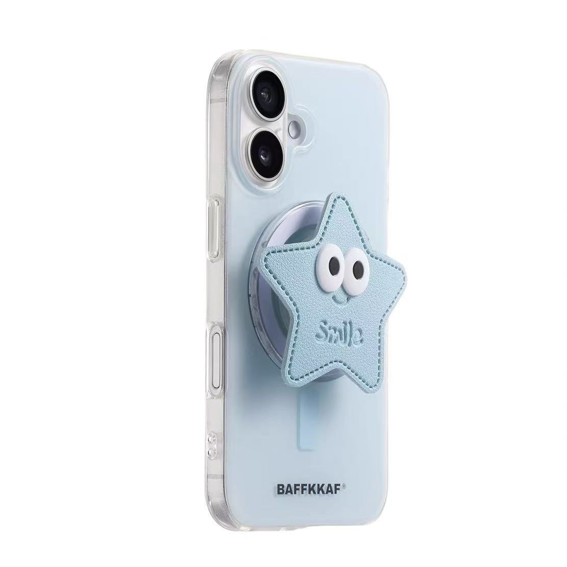 Soporte de estrella magnético 16ProMax de lunares simples para iPhone15 Apple 14 funda para teléfono móvil 13 mujer