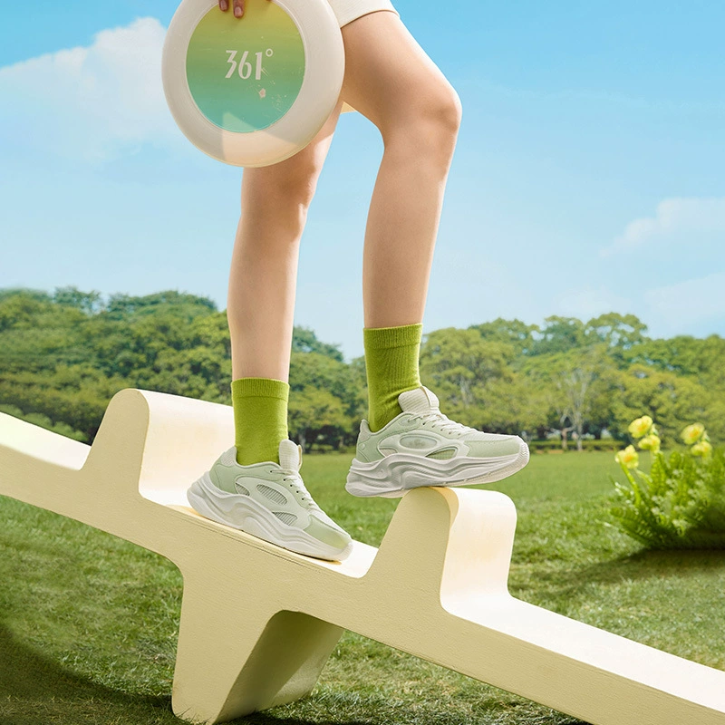 Женские спортивные кроссовки Yunshu 5 361 лето 2025, сетчатые, дышащие, лёгкие, на толстой подошве, повседневные