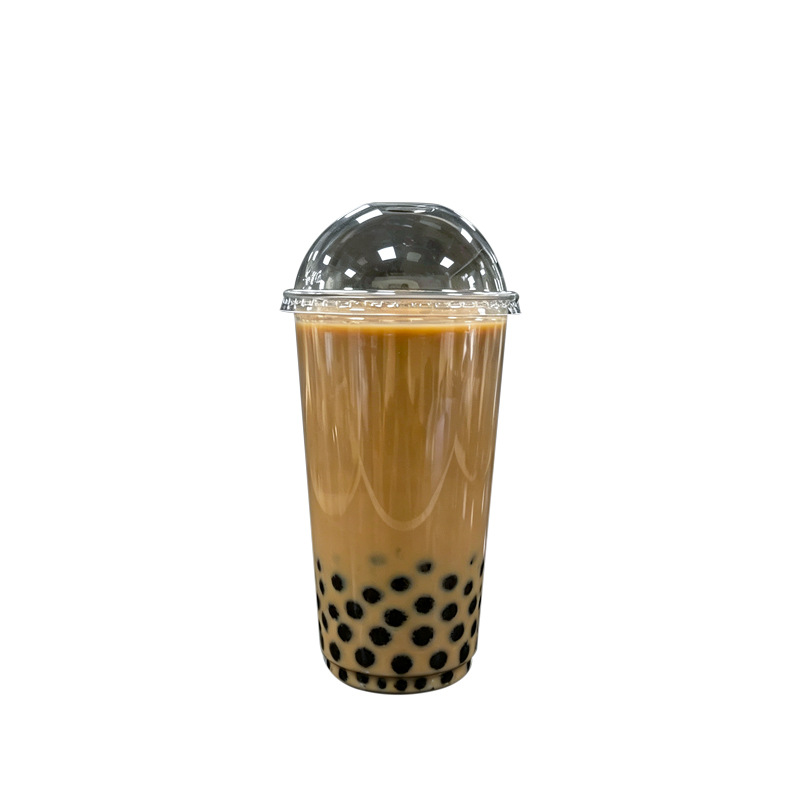 Taza de té con leche desechable taza de café de plástico calibre 89 taza de café engrosada para instalar puestos de té de frutas para empacar tazas de bebidas frías para tiendas de comida para llevar