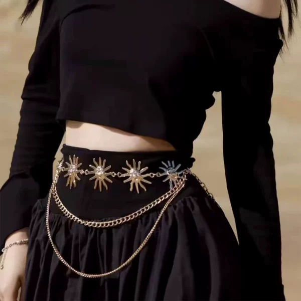29# golden sun waist chain (D2344)