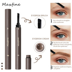Cross-border cosmetics MAXFINE 3D shaping eyebrow pencil set wholesale eyebrow pencil long-lasting shaping natural waterproof