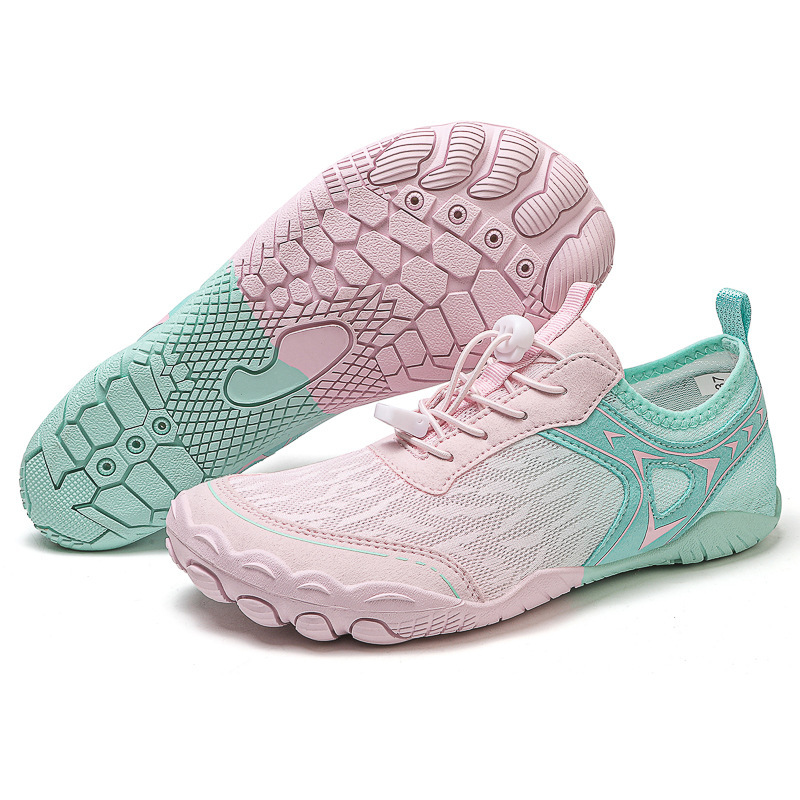 Summer Outdoor Beach Shoes for Hiking, Mountaineering, Wading, Five-Finger Non-Slip River Tracing Shoes for Men and Women, Indoor Fitness Yoga Training