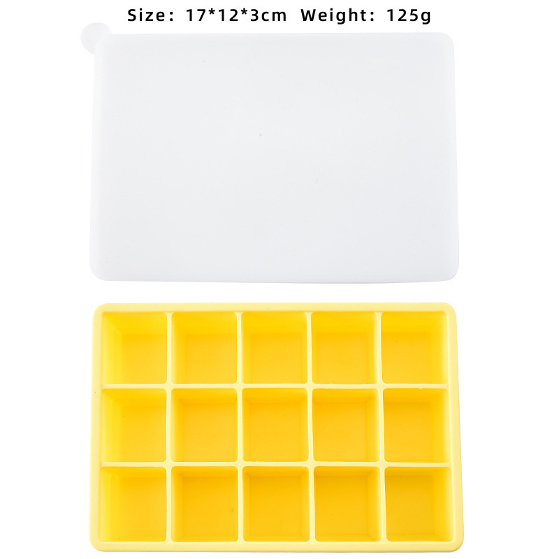 15格24格硅胶冰格食品级速冻易脱膜冰块模具家用膜具制冰盒批|undefined