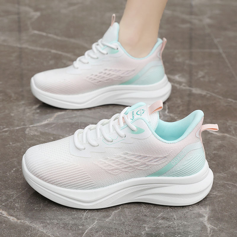 Fz6605 Nuove scarpe da ginnastica traspiranti 2025 Primavera e autunno Suola sottile Resistente all'usura Casual Colore sfumato Stile college_voghion.com