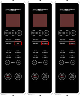Microwave Oven M1-L231F M1-L232F Membrane Switch Control Surface Sticker Button Accessories