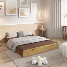 Re折叠单人床办公室午睡床隐形床陪护床可伸缩床小户型多功能移动