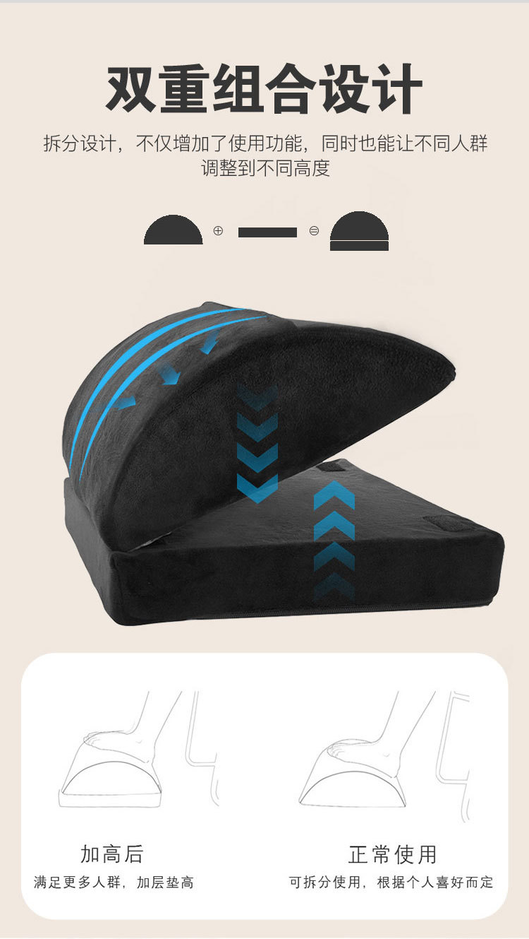Cross-border Adjustable Height Heating Pillow Home Office Warm Pillow Multifunctional Heating Rest Pillow Heating Pillow