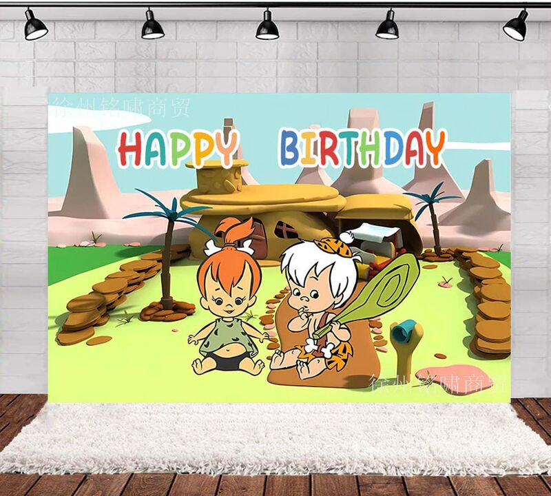 Cartoon new modern primitive theme birthday game photography background cloth scene decoration banner for exclusive use Cartoon new modern primitive theme birthday game photography background cloth scene decoration banner for exclusive use
