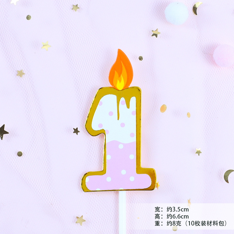 Description Picture 6 of itemCake Toppers DIY baby Girl Cupcake Topper Cake Flags Kids Boys Birthday Wedding Bride Party Baking Decor Xmas