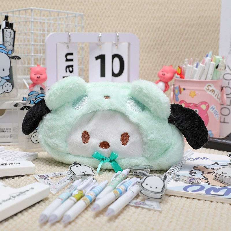 Sanrio, мультяшный высококачественный вместительный водонепроницаемый пенал для младших школьников