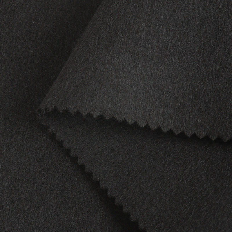 Double-sided woolen coat, woolen demi-season cloth