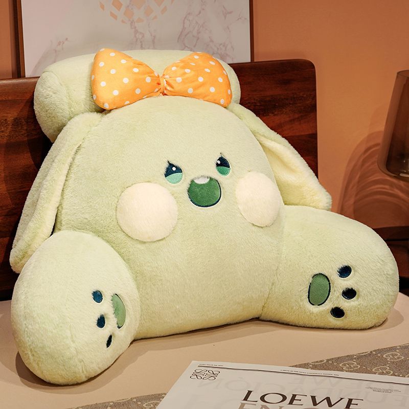 말차 녹색 낙서 토끼