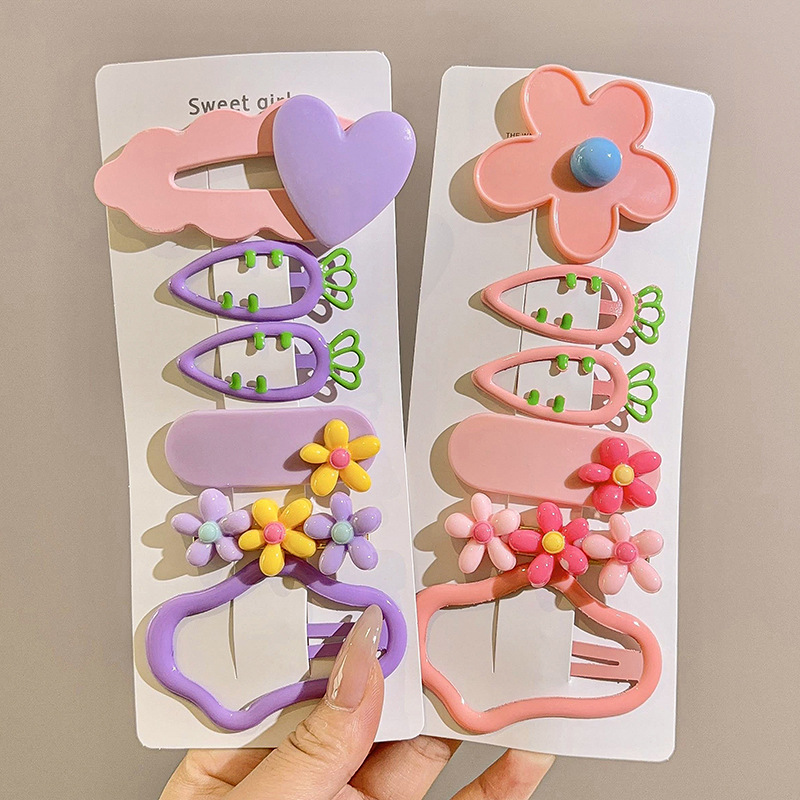 Clip de cabello de dopamina para niñas broche de cabello de la frente broche de cabello rotura BB clips lateral clips de cabello de bebé clips de frangeo toque