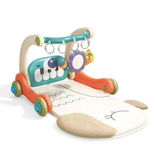 Cross-Border Baby Toddler Walker 0-1 Years Old Music Pedal Piano Stroller Early Education Crib Fitness Frame Toy