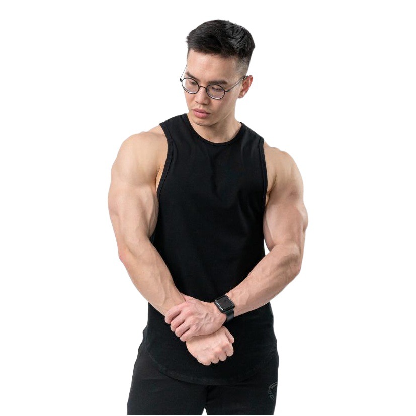 Muscle Fitness Brothers Men's Summer Sports Leisure Running Training Basketball Elastic Sleeveless Vest Light Plate No logo