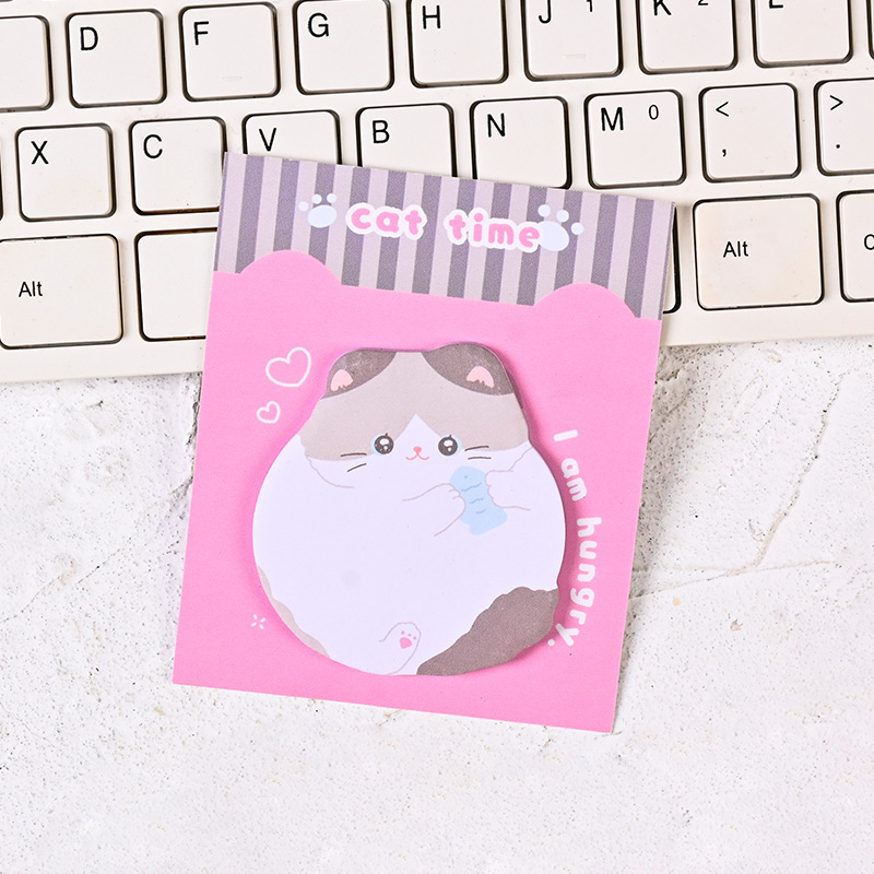 Cat Paradise Post-it ins Creativa, de alto valor, linda caricatura, Alien, N pegatinas, decoración de estudiantes, notas de mensaje