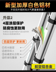 可升降家用閣樓梯伸縮梯子鋁合金特粗加厚戶外工程梯便攜登高爬梯