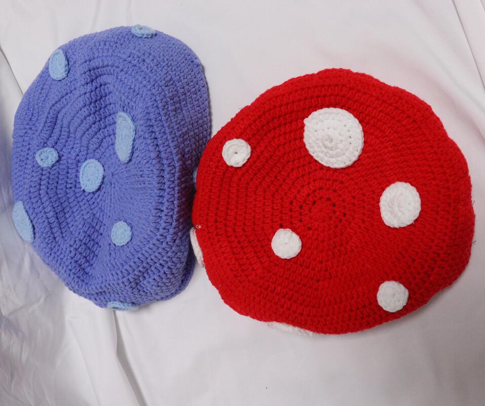 Winter Season Women's Cute Sweet Mushroom Eaveless Bucket Hat