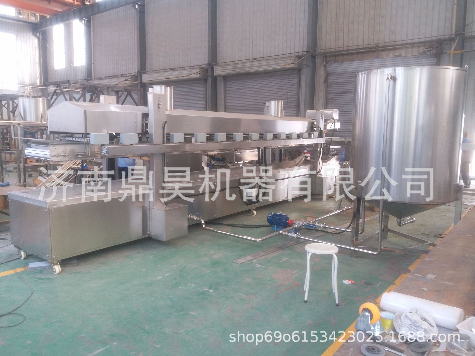 连续油炸机，鸡排鱼排肉饼油炸机，油炸机，调理食品油炸机