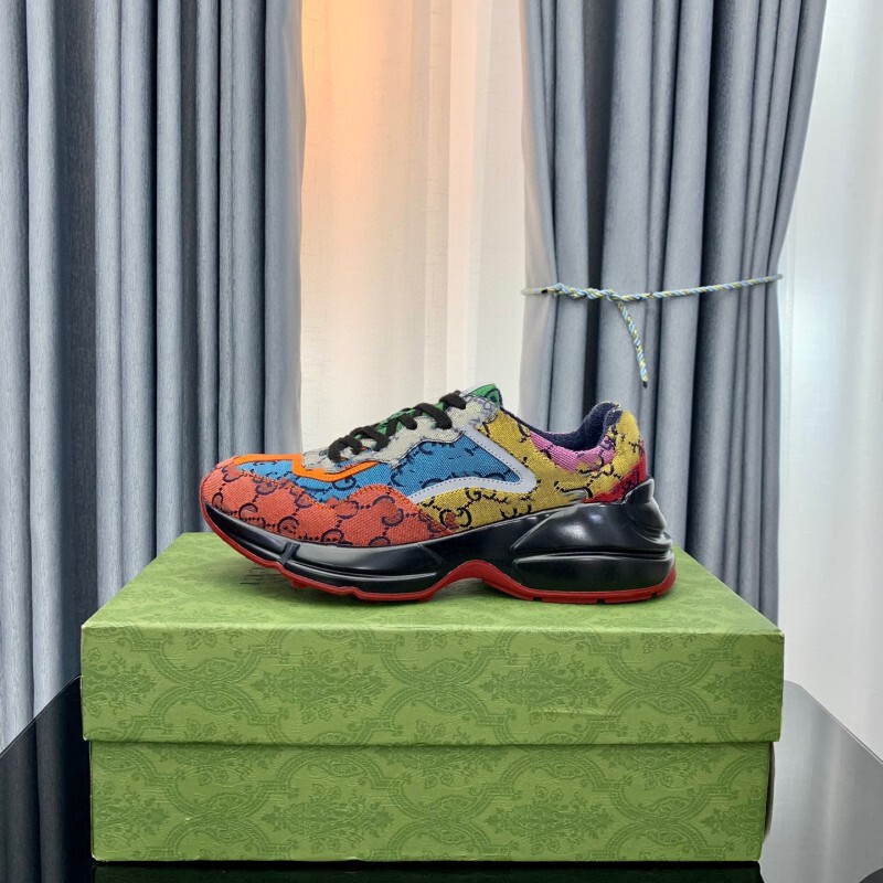 Gauai~Mickey Mouse Women's Thick-Soled Height-Increasing 5cm Pattern Print Couple Versatile Sports Casual Dad Shoes