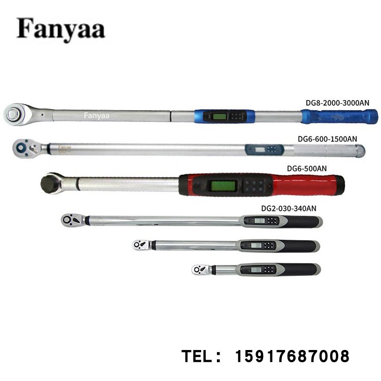 台湾Fanyaa泛亚数显扭力扳手DG2-030AN DG3-135AN DG4-135AN