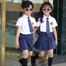 幼儿园校服学院风小学生校服拍照衣服小海军集体班服幼儿园毕业服