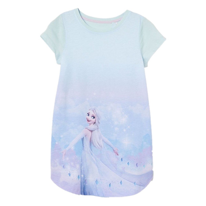 Pijama de algodón congelado camisón niños casa vestido niña Aisha princesa vestido de dibujos animados
