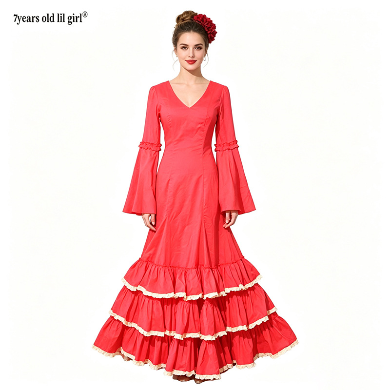 Original brand Flamenco Spanish dance dress costume ENE31