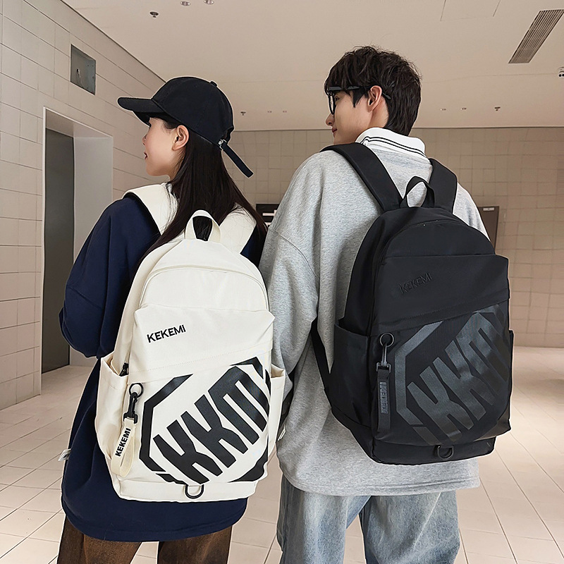 Mochila escolar, bolsa para estudiantes de secundaria y preparatoria, gran capacidad, resistente al desgaste, estilo urbano simple, gran capacidad, resistente al desgaste, doble hombro de viaje