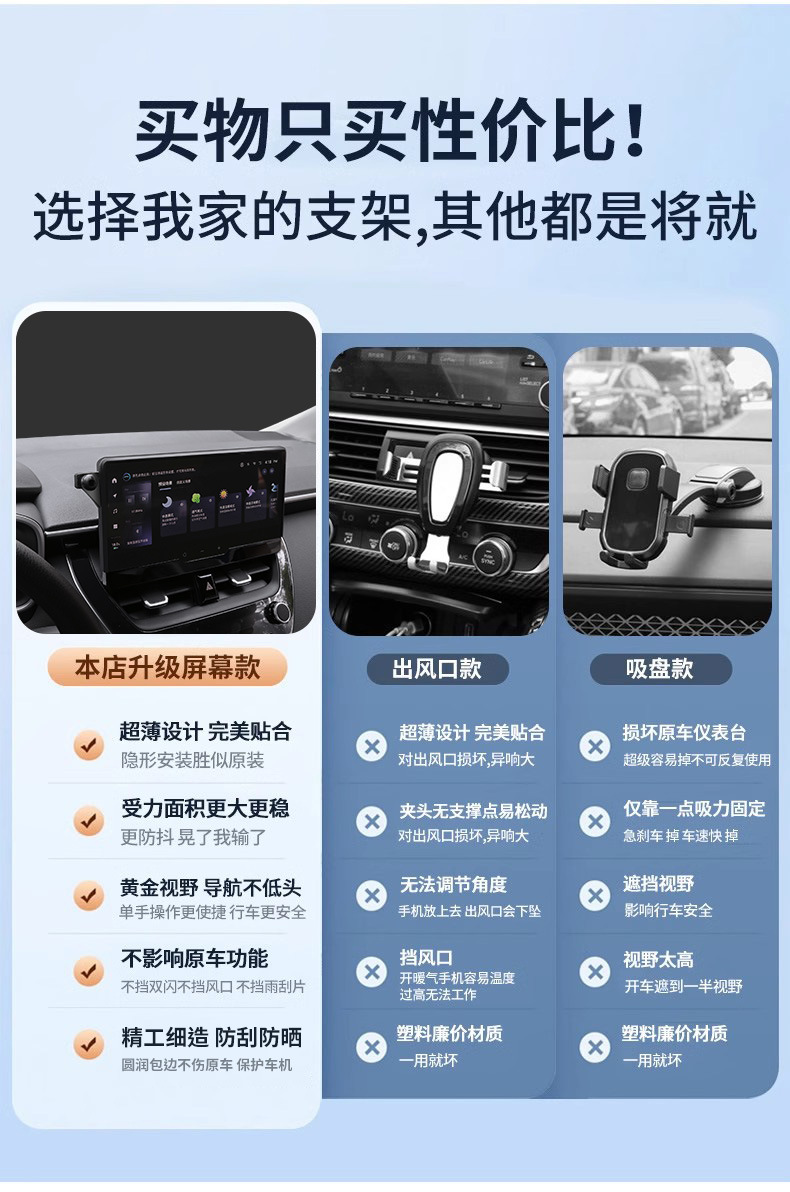Dedicated to Toyota Corolla Lei Ling Feng Lan Da Rui put nine generation Camry car bracket screen