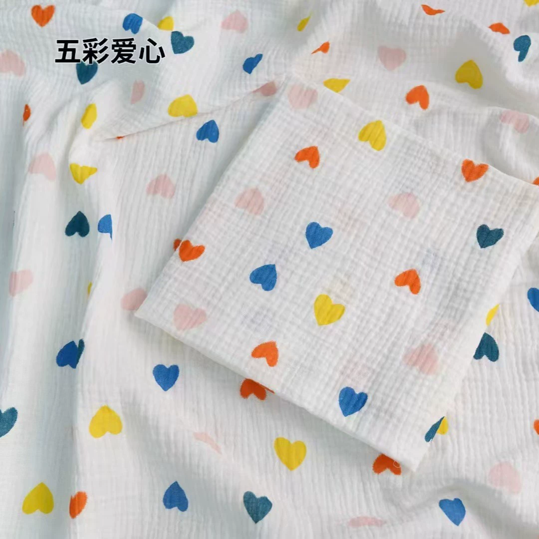 Спотовые детские хлопчатобумажные трикотажные принты двухсторонней ткани для детей