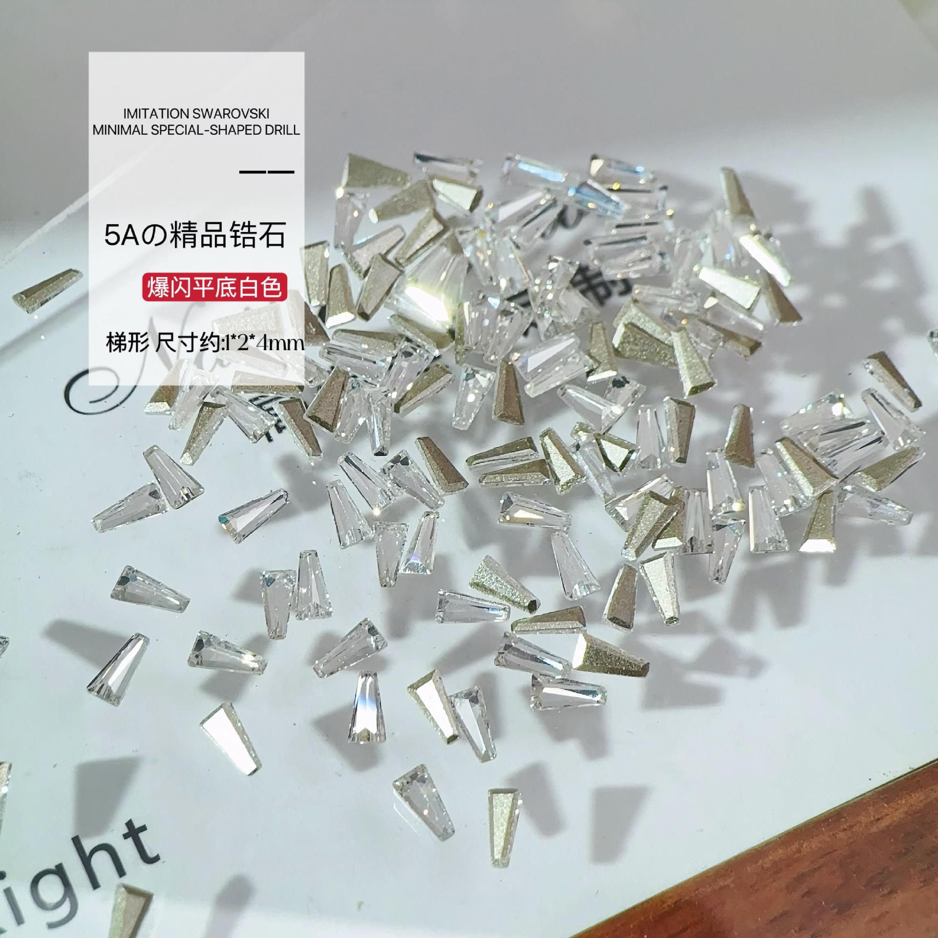 사다리꼴 베벨 평평한 바닥 지르콘 1*2*4mm