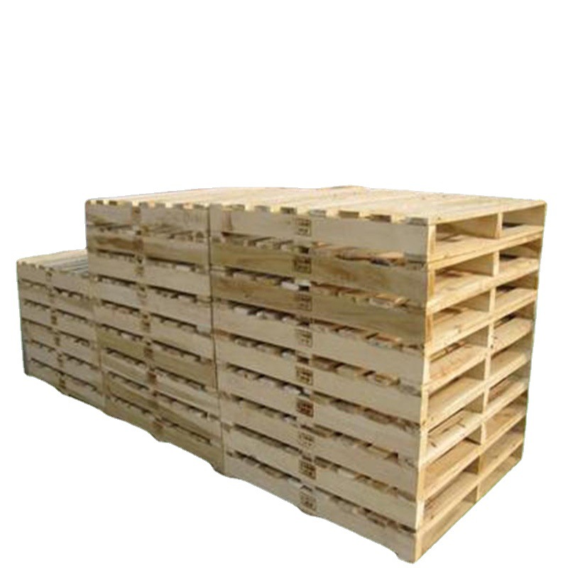 多层板周转托盘卡板胶合板木栈板川字型免熏蒸木托盘出口专用