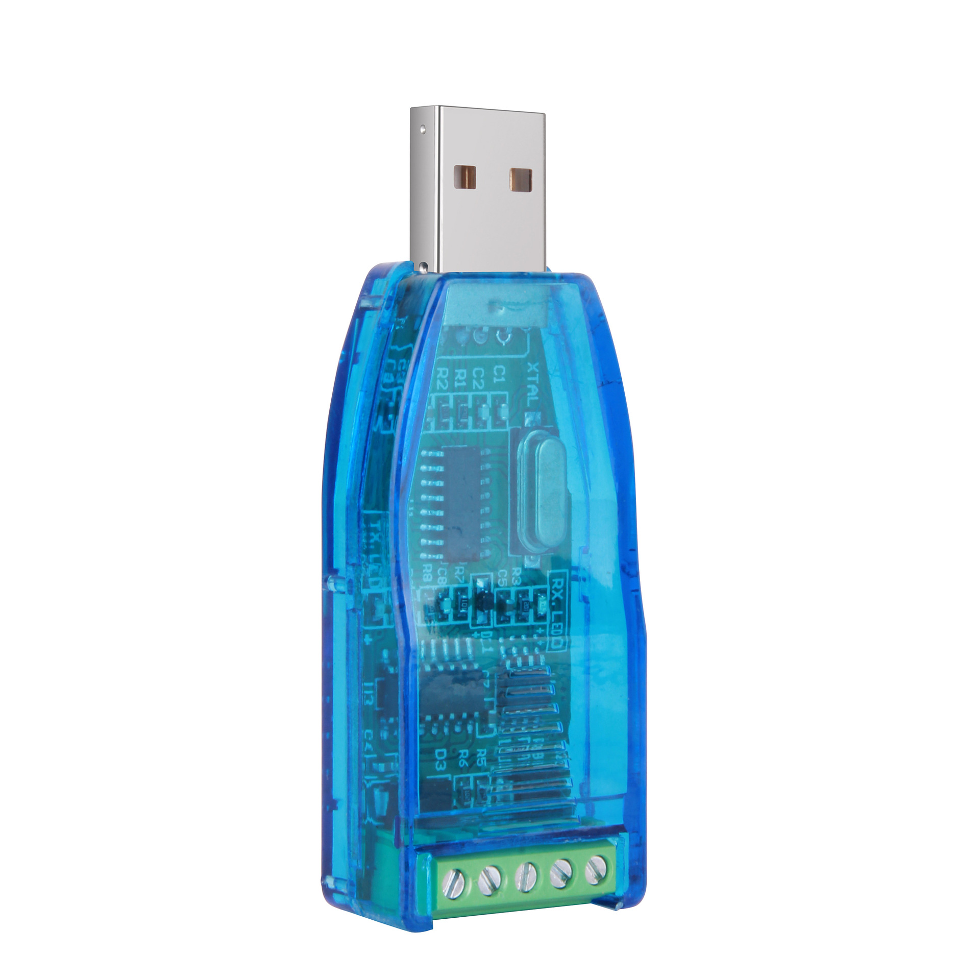 De grado industrial USB al módulo de comunicación RS485 bidireccional semi-bidireccional convertidor de puerto serie 485 al adaptador USB