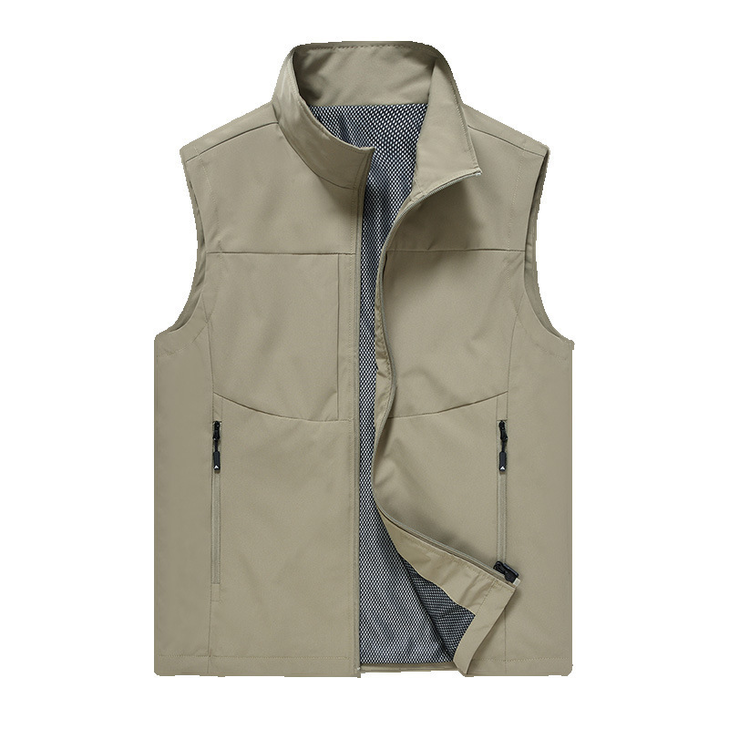 High-End Vest, Outdoor Multi-Flap Pocket Pants Casual Vest, Large Size Loose Waterproof Quick-Drying Jacket Vest with Printable Logo High-End Vest, Outdoor Multi-Flap Pocket Pants Casual Vest, Large Size Loose Waterproof Quick-Drying Jacket Vest with Printable Logo
