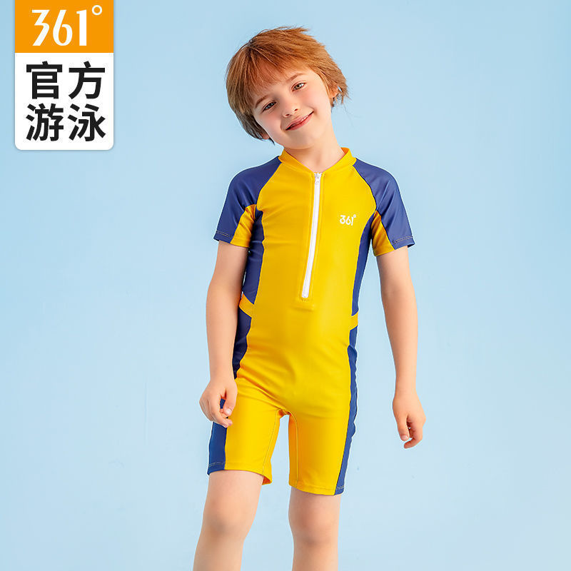 361子供の水着の男の子の小さい子供のファッションの速乾の水着のサーフィンの服の水泳のトレーニングの水着|undefined