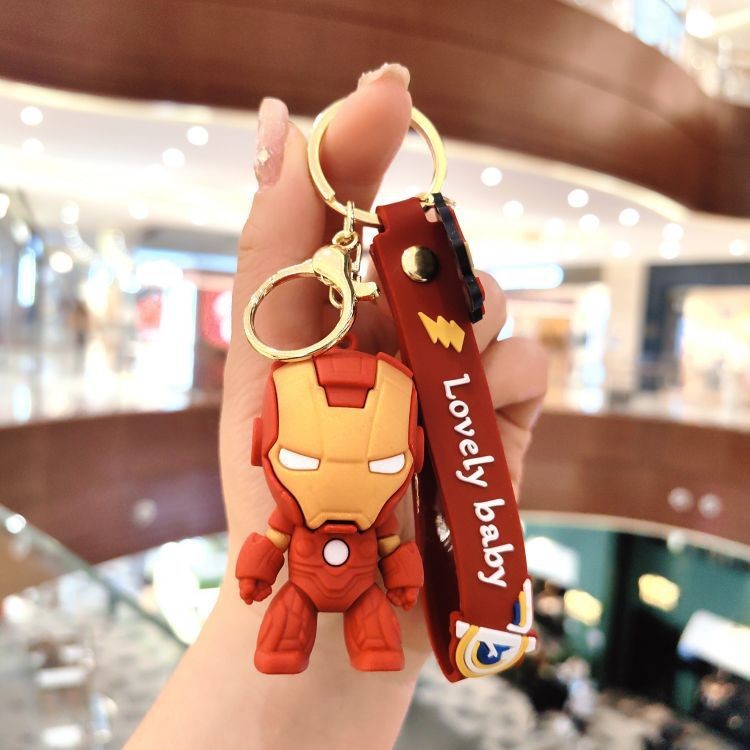 Dibujos animados pvc serie de anime llavero juego de marea muñeca llavero de coche bolsa colgante máquina de garra regalo al por mayor