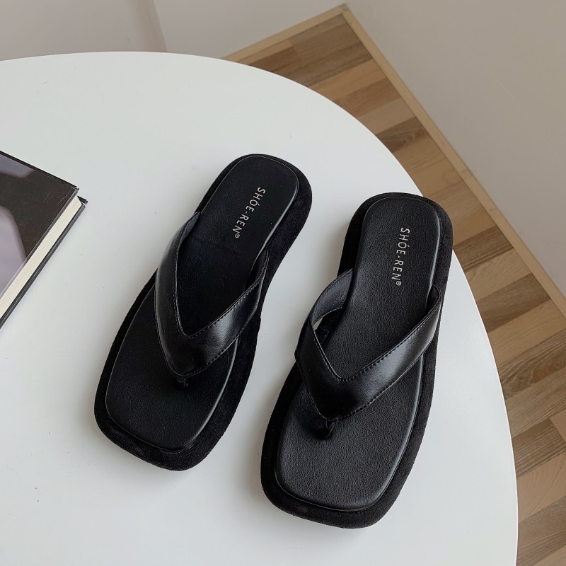 fashion casual platform square toe sandals NSHU56578