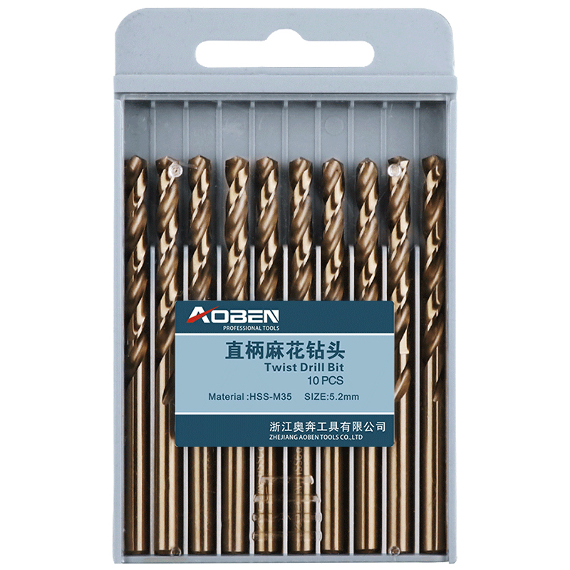 Super aleación especial de acero inoxidable que contiene cobalto taladro de mano de torsión de acero tungsteno conjunto de cabeza giratoria