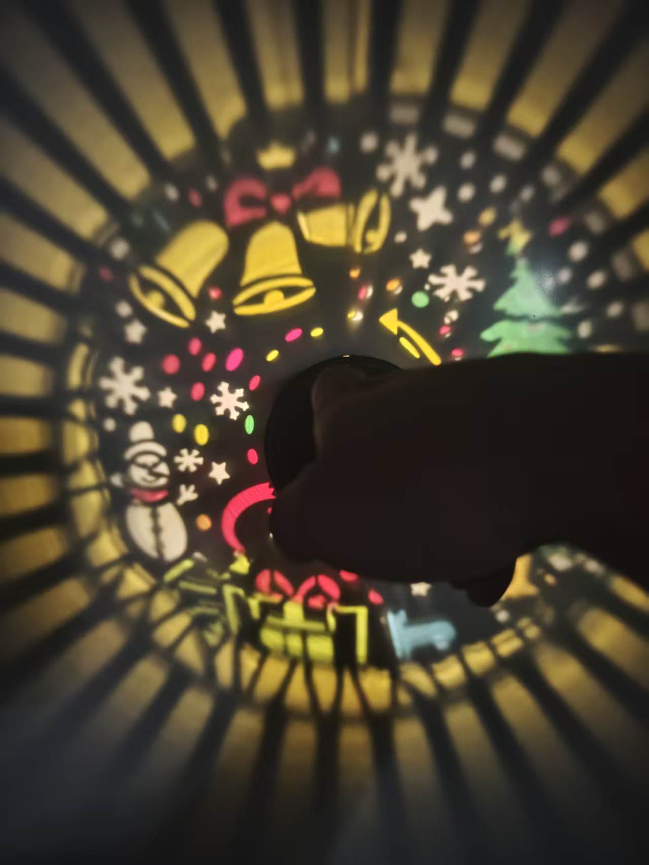 Luz solar transfronteriza Mandala lámpara de pared exterior lámpara de pared jardín lámpara de proyección lámpara decorativa lámpara de atmósfera