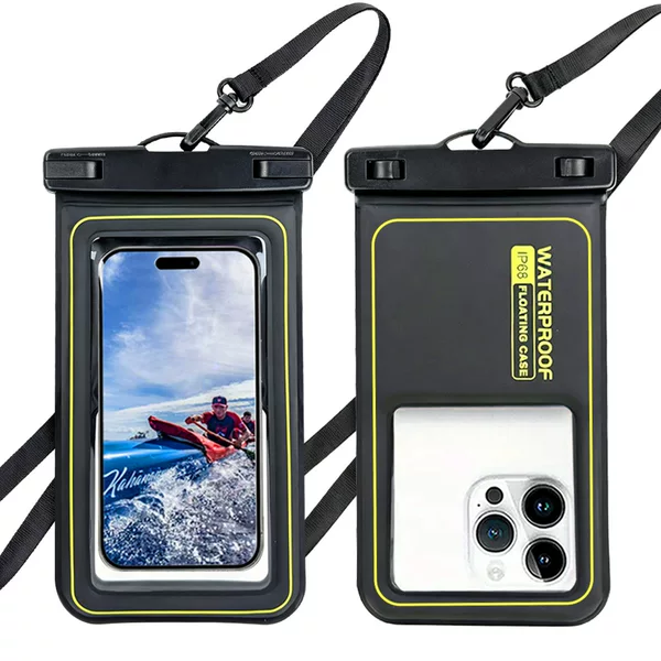 New Sponge Floating Mobile Phone Waterproof Bag Outdoor Drifting Travel IP68 Diving Bag Swimming Mobile Phone Waterproof Case