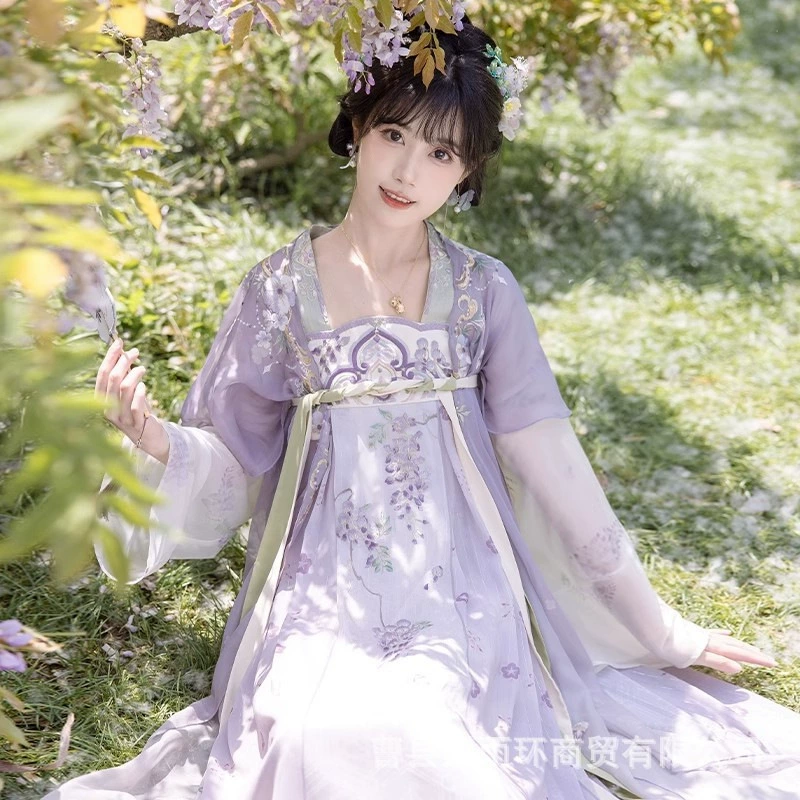 Летний подлинный ханьфу, юбка, полный комплект