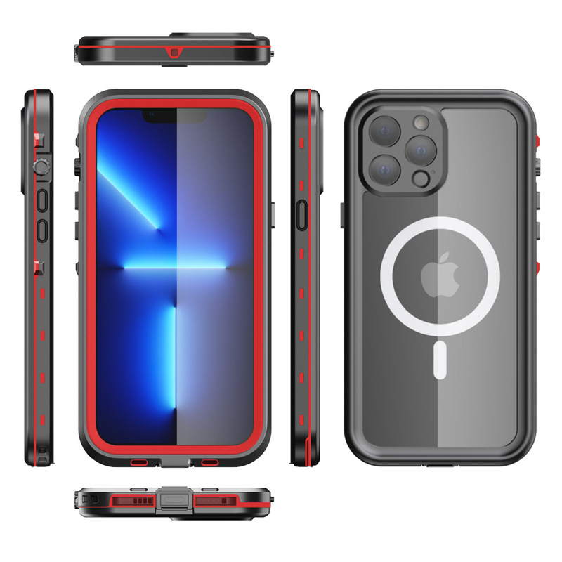 赤唐辛子はiPhone15防水携帯電話ケースに適用されます。|undefined