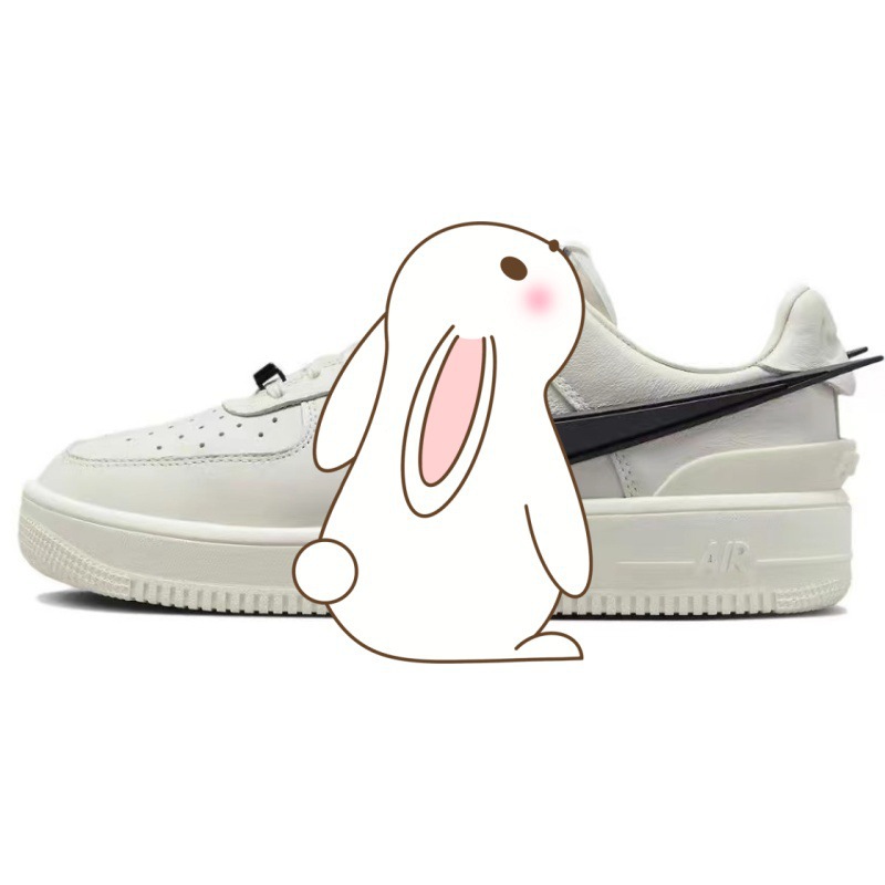 PUTIAN 발가락 레이어 소가죽 AF1 대형 후크 미끄럼 방지 AIR FORCE ONE AMBUSH 남성 및 여성 로우 탑 조인트 스포츠 스니커즈
