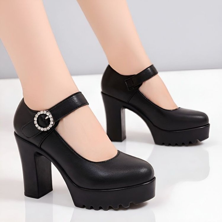 Nuevos zapatos de tacones altos de estilo chino Marizhen para mujeres 2026 nuevos zapatos de tacones altos de alto nivel