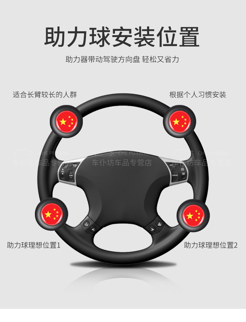 Suitable for Nissan Sylphy Qashqai Jinke Qijun Loulan steering wheel steering booster labor-saving artifact booster ball