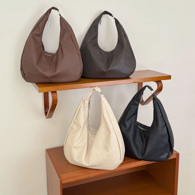 Duoguo Women's Bag: Unique Design Zipper Tote Bag for Women, 2026 New Model, Affordable and Versatile Crescent Shoulder Bag Duoguo Women's Bag: Unique Design Zipper Tote Bag for Women, 2026 New Model, Affordable and Versatile Crescent Shoulder Bag