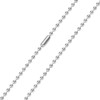 Square men's chain stainless steel, silver necklace, accessory, 60cm