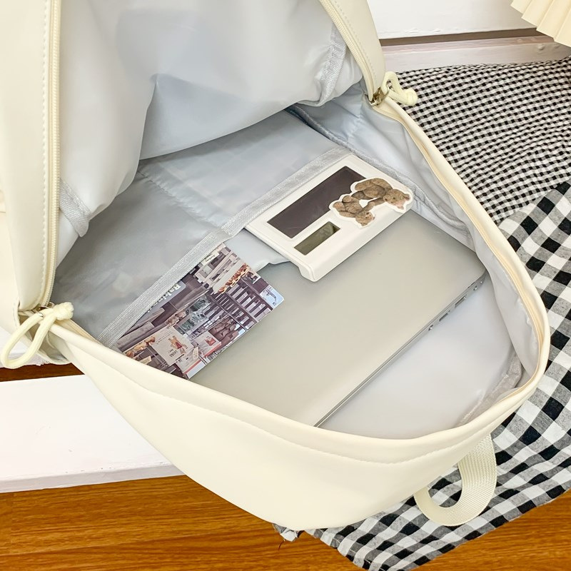 Mochila de estudiante nueva al por mayor transfronteriza Mochila de estudiante de secundaria y preparatoria Mochila de viaje fresca simple y de gran capacidad